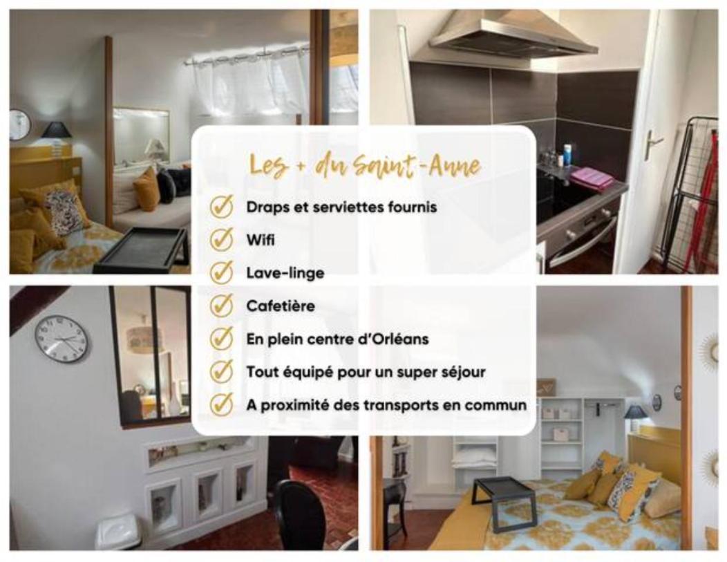 Le Sainte Anne *Studio* Lejlighed Orléans Eksteriør billede